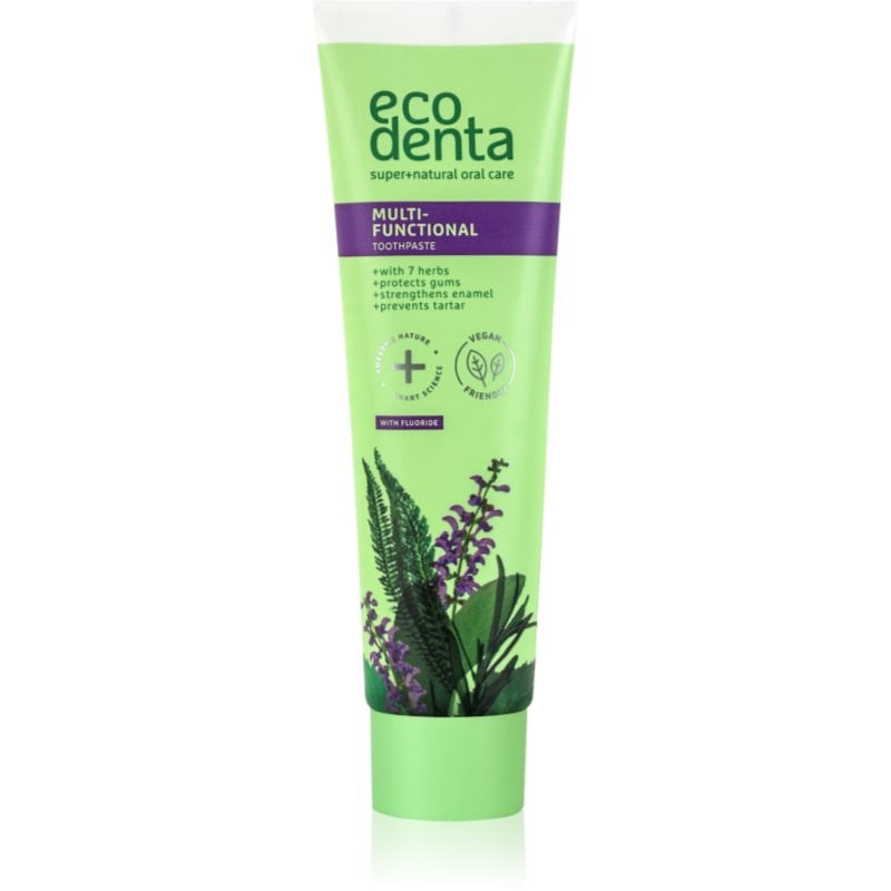 Ecodenta Green Multifunctional паста за зъби с флуорид за цялостна защита на зъбите
