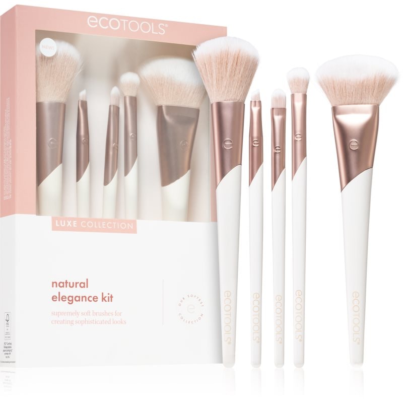 EcoTools Luxe Collection Natural Elegance комплект четки за перфектен външен вид - Комплект - Сравни цени от 1 магазин с безплатна доставка