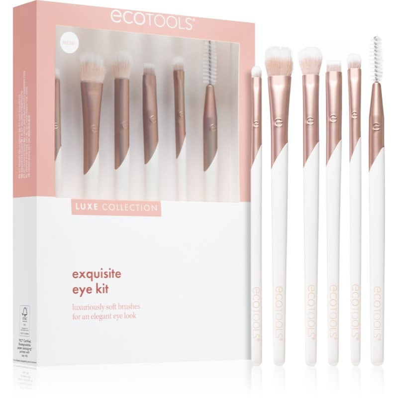EcoTools Luxe Collection Exquisite комплект четки за очи и вежди