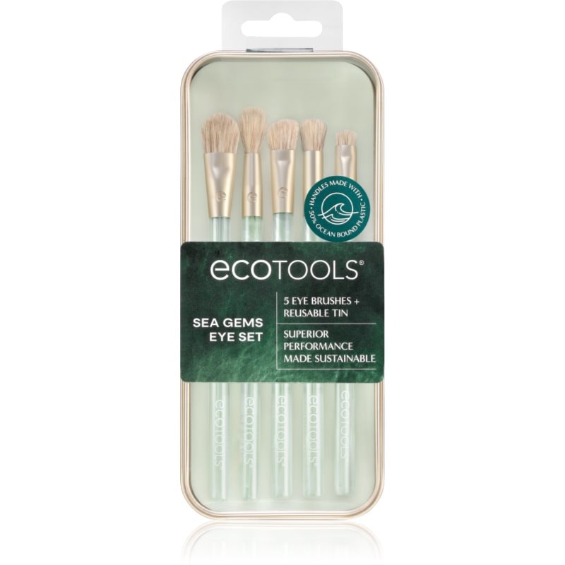 EcoTools Sea Gems Eye Set комплект четки за гримиране на очите - Комплект - Сравни цени от 1 магазин с безплатна доставка
