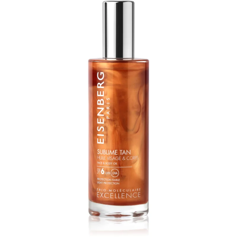 Eisenberg Sublime Tan Huile Visage & Corps слънцезащитно олио за лице и тяло SPF 6