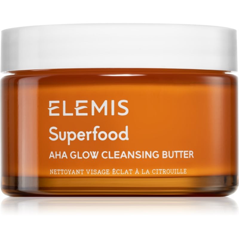 Elemis Superfood AHA Glow Cleansing Butter почистваща маска за лице за озаряване на лицето
