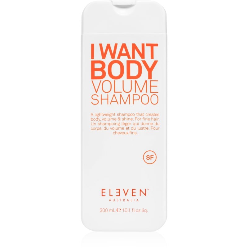Eleven Australia Eleven Australia I Want Body Volume Shampoo шампоан за обем за всички видове коса - Унисекс парфюм 300мл - Сравни цени от 1 магазин с безплатна доставка