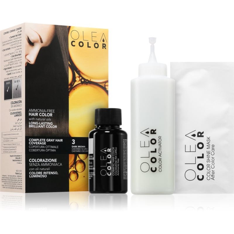 Oleacolor перманентната боя за коса