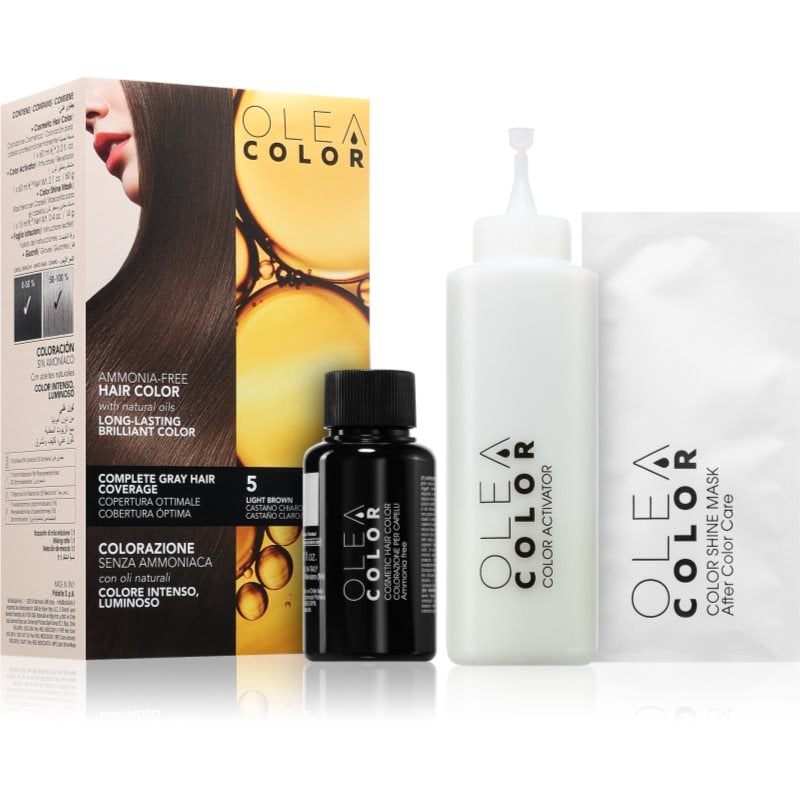 Oleacolor перманентната боя за коса