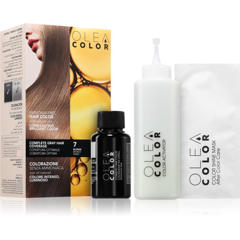 Oleacolor перманентната боя за коса