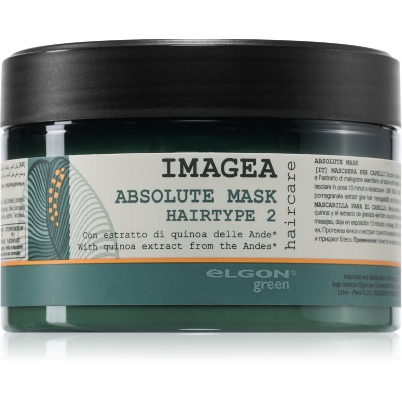 Elgon Green Imagea Elgon Green Imagea Absolute Mask маска за увредена коса - Унисекс парфюм 200мл - Сравни цени от 1 магазин с безплатна доставка