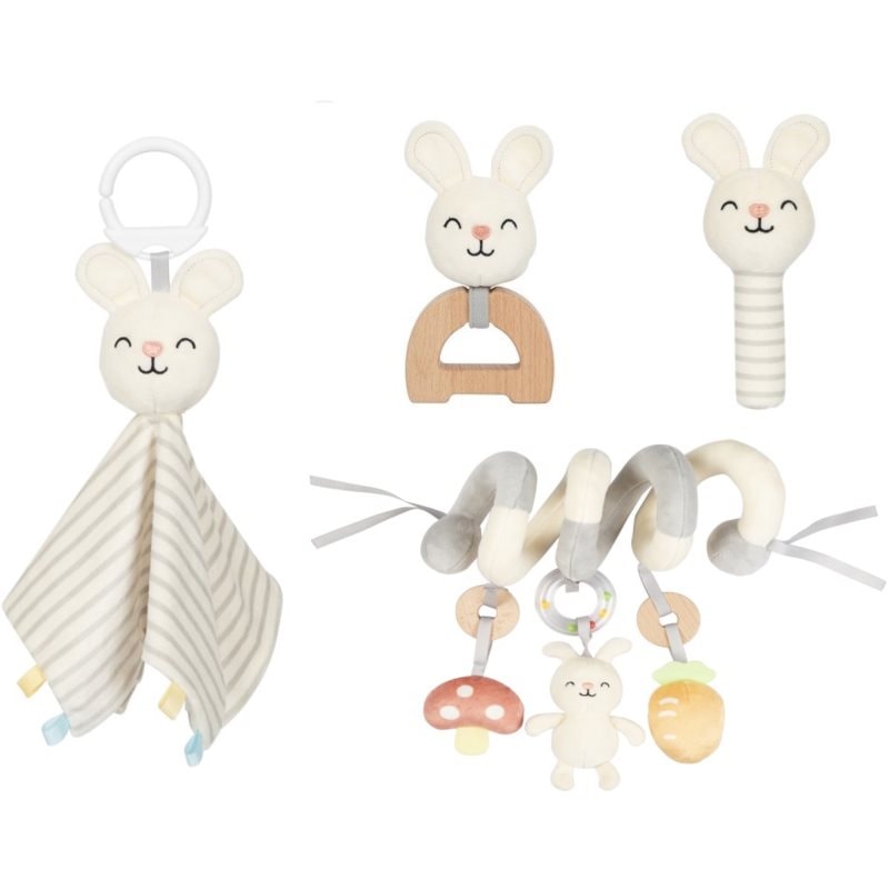 eliNeli Gift Set 4 in 1 подаръчен комплект за бебета Bunny - Комплект - Сравни цени от 1 магазин с безплатна доставка