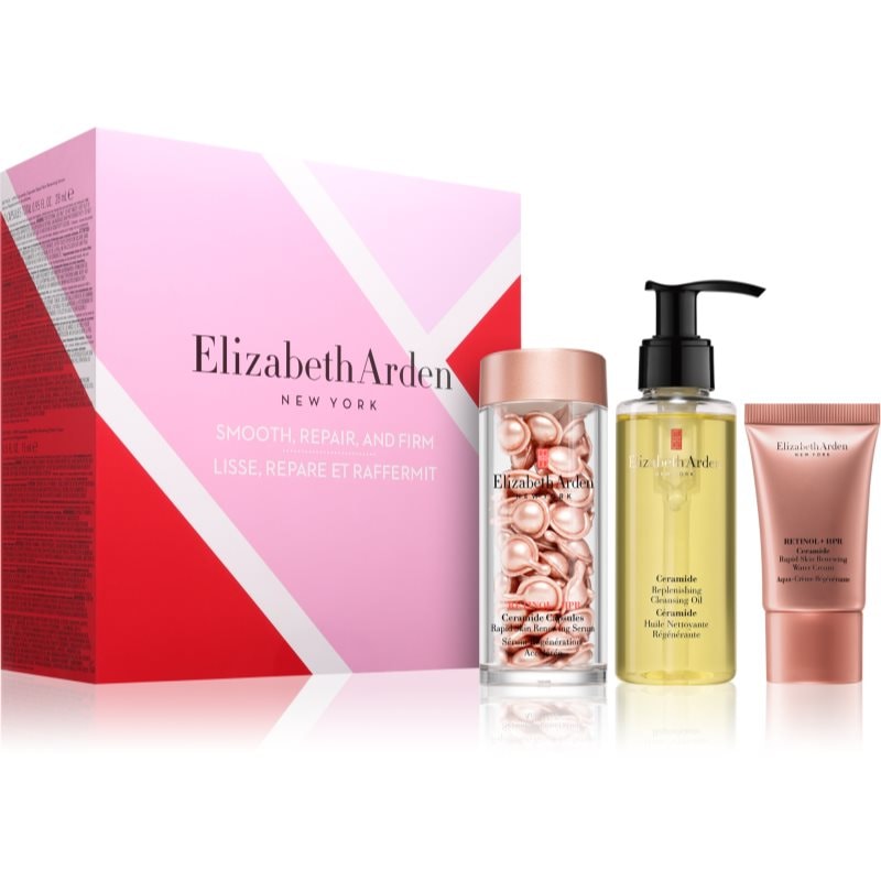 Elizabeth Arden Retinol + HPR Ceramide Smooth, Repair and Firm подаръчен комплект за подмладяване на кожата на лицето - Комплект - Сравни цени от 1 магазин с безплатна доставка
