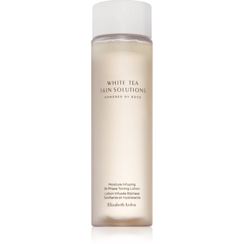 Elizabeth Arden White Tea Skin Solutions Moisture Infusing Bi-phase Toning Lotion хидратиращ тоник за двуфазно третиране на кожата на лицето за жени