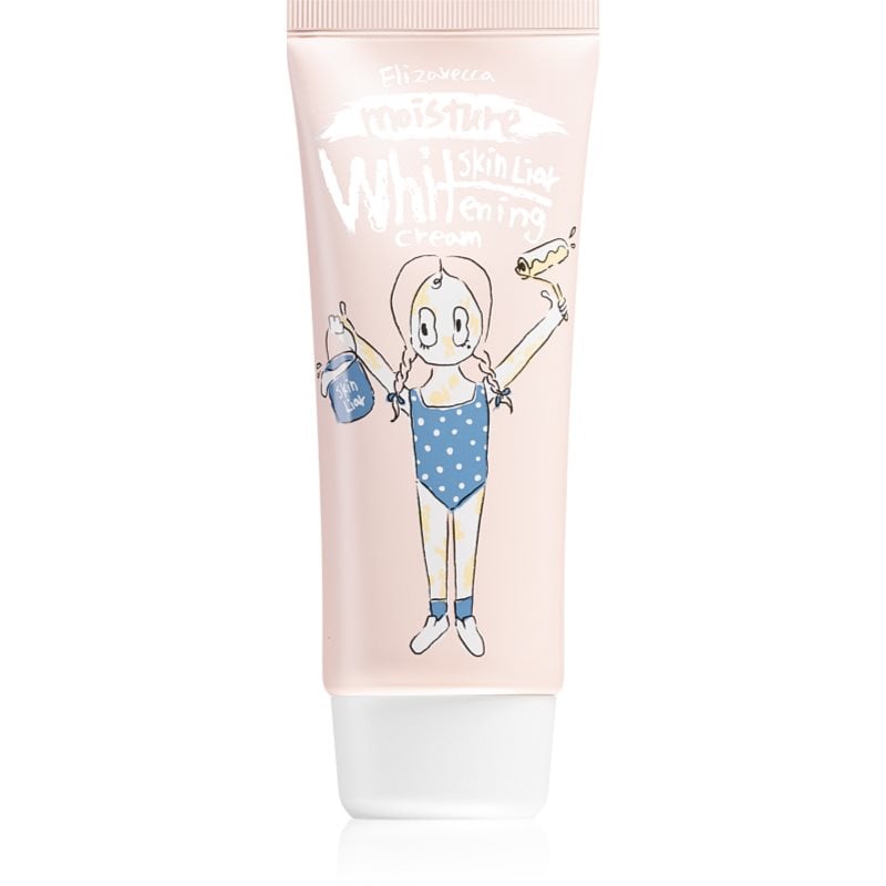 Elizavecca Skin Liar Moisture Whitening Cream озаряващ тониращ флуид да уеднакви цвета на кожата
