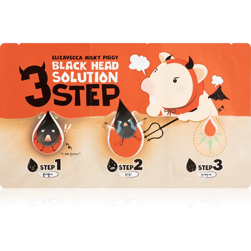 Elizavecca Milky Piggy 3 Step Black Head Solution трифазна грижа за черни точки - Грижа за лице - Сравни цени от 1 магазин с безплатна доставка