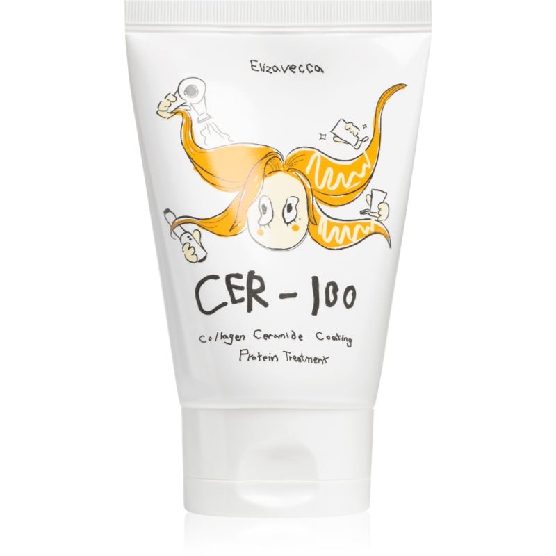 Elizavecca Cer-100 Collagen Ceramide Coating Protein Treatment колагенова маска за блясък и мекота на косата