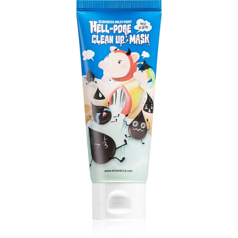 Elizavecca Milky Piggy Hell-Pore Clean Up Mask отлепваща се гел маска против черни точки