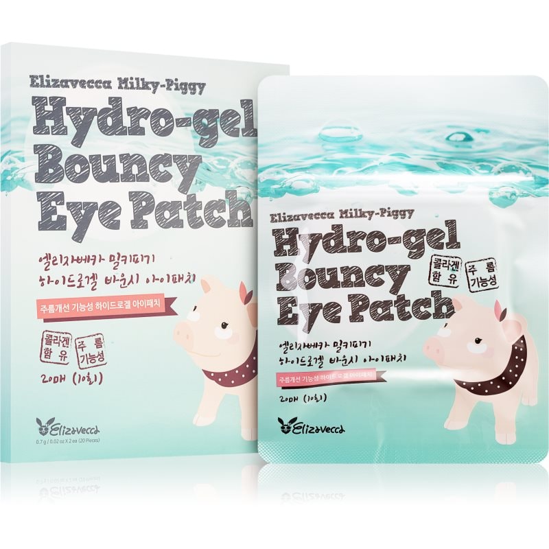 Elizavecca Milky Piggy Hydro-gel Bouncy Eye Patch регенерираща и хидратираща маска за околоочната област - Грижа за лице - Сравни цени от 1 магазин с безплатна доставка
