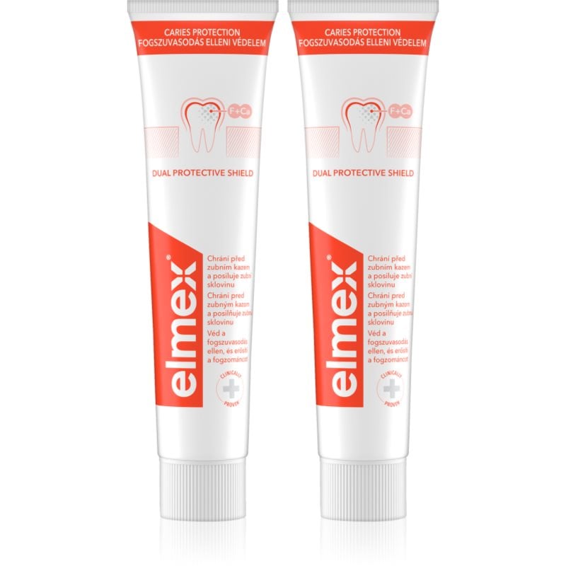 Elmex Caries Protection паста за зъби, защитаваща от зъбен кариес с флуорид 2x