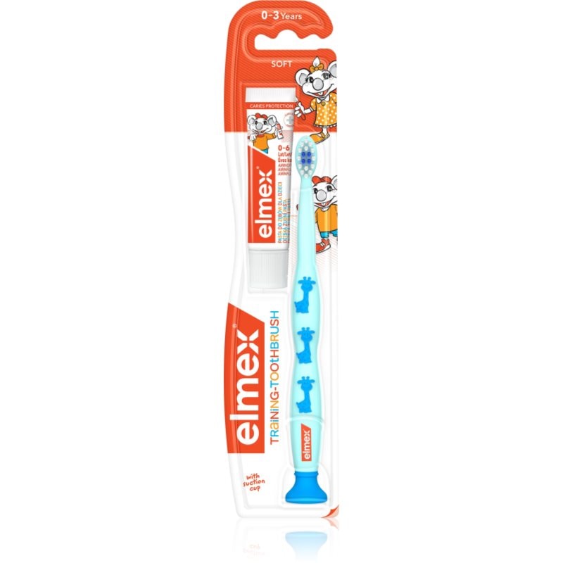 Elmex Caries Protection Kids четка за зъби за деца soft + малка паста за зъби - Грижа за зъбите - Сравни цени от 1 магазин с безплатна доставка