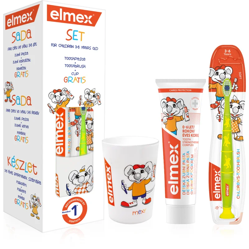 Elmex Kids Set комплект за зъби за деца - За деца - Сравни цени от 1 магазин с безплатна доставка