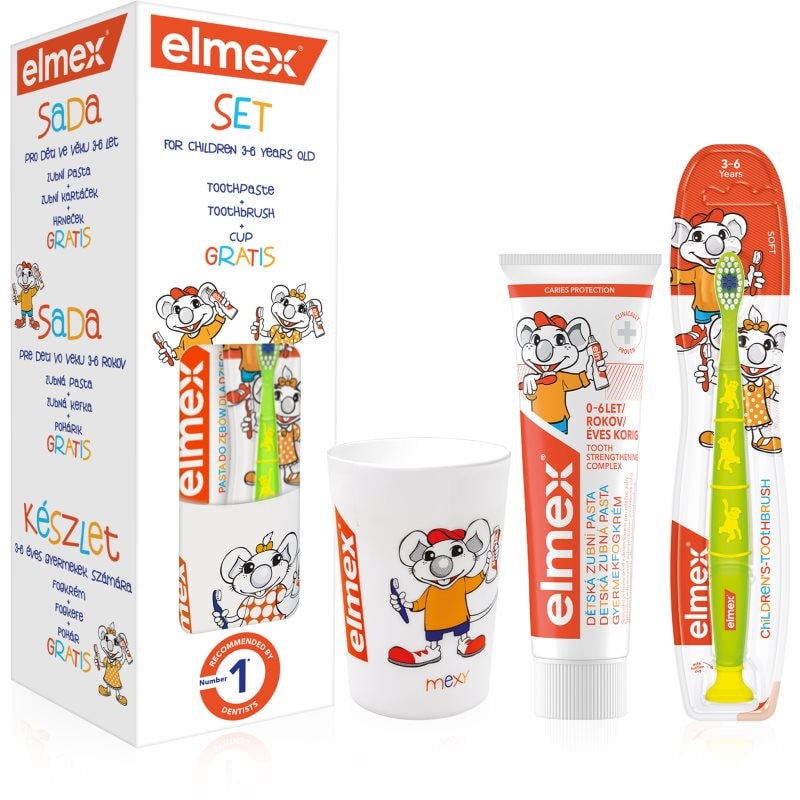 Elmex Kids Set комплект за зъби за деца - За деца - Сравни цени от 1 магазин с безплатна доставка