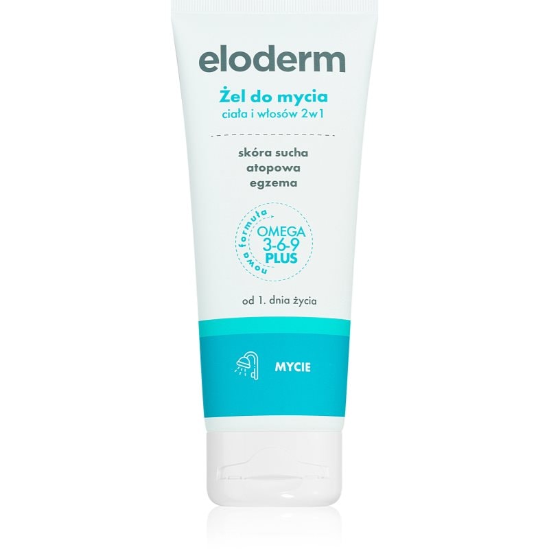 Eloderm Shower Gel почистващ гел за тяло и коса - Грижа за коса - Сравни цени от 1 магазин с безплатна доставка