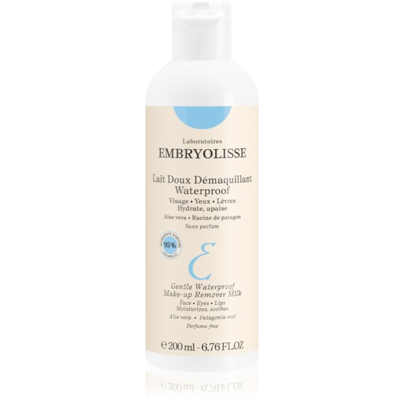 Embryolisse LAIT DOUX DÉMAQUILLANT WATERPROOF хидратиращо и овлажняващо мляко за всички типове кожа на лицето