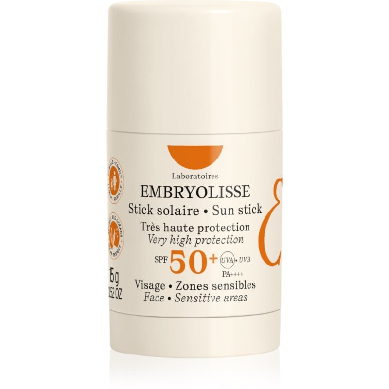 Embryolisse Embryolisse STICK SOLAIRE SPF50+ слънцезащитен крем в стик SPF 50+ - Унисекс парфюм 15мл - Сравни цени от 1 магазин с безплатна доставка