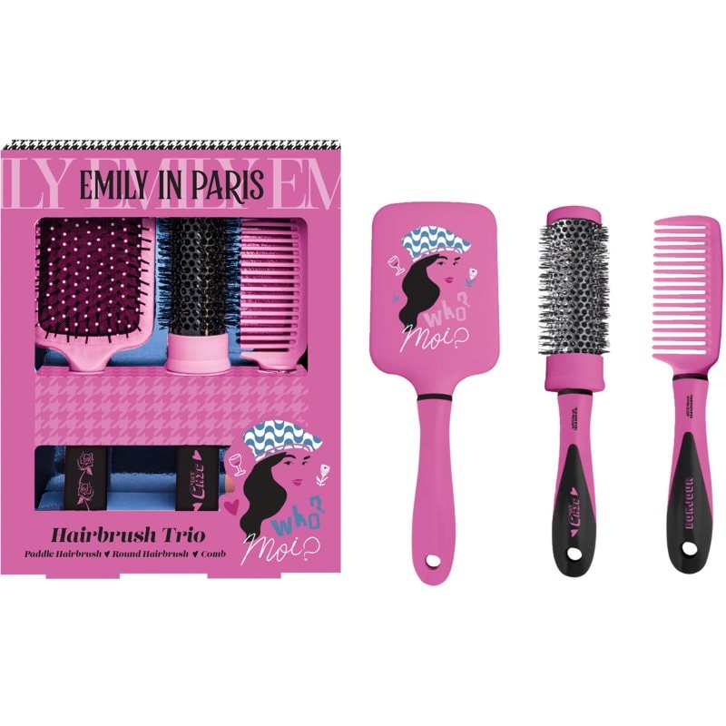 Emily In Paris Hairbrush Trio комплект четки За коса - Комплект - Сравни цени от 1 магазин с безплатна доставка