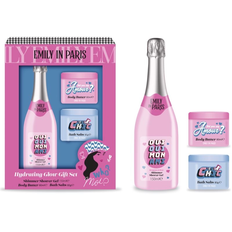 Emily In Paris Hydrating Glow подаръчен комплект за жени - Комплект - Сравни цени от 1 магазин с безплатна доставка