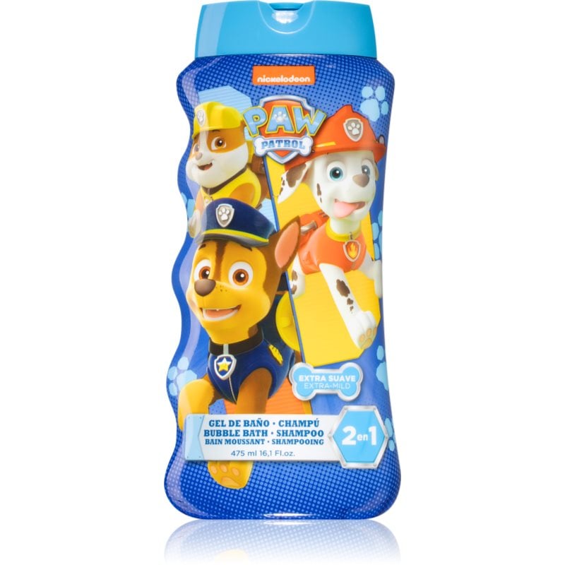Nickelodeon Paw Patrol Bubble Bath and Shampoo Гел за душ и вана за деца