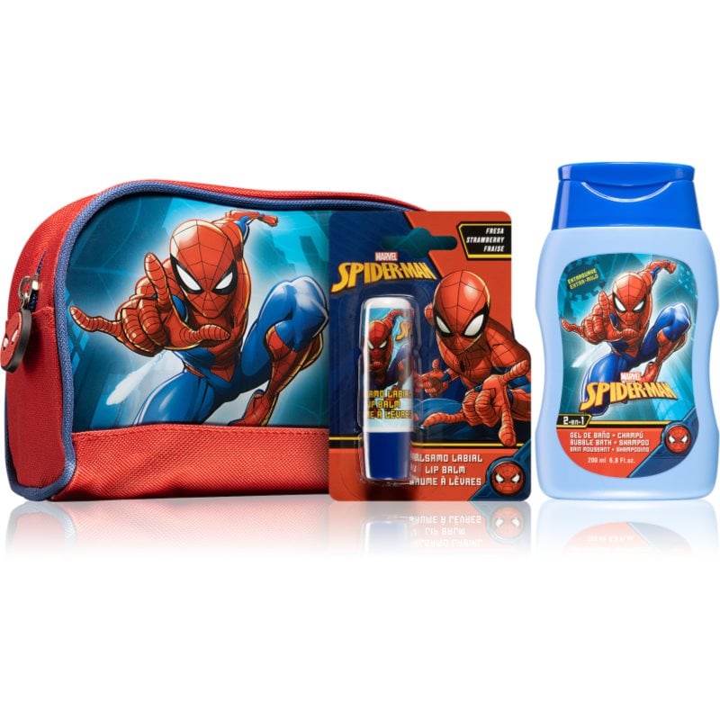 Marvel Spiderman Toilet Bag подаръчен комплект за деца