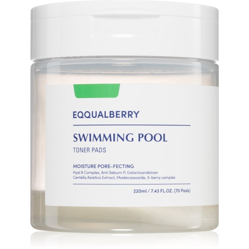 EQQUALBERRY Swimming Pool Toner Pads ексфолиращи възглавнички с хидратиращ ефект - Грижа за лице - Сравни цени от 1 магазин с безплатна доставка