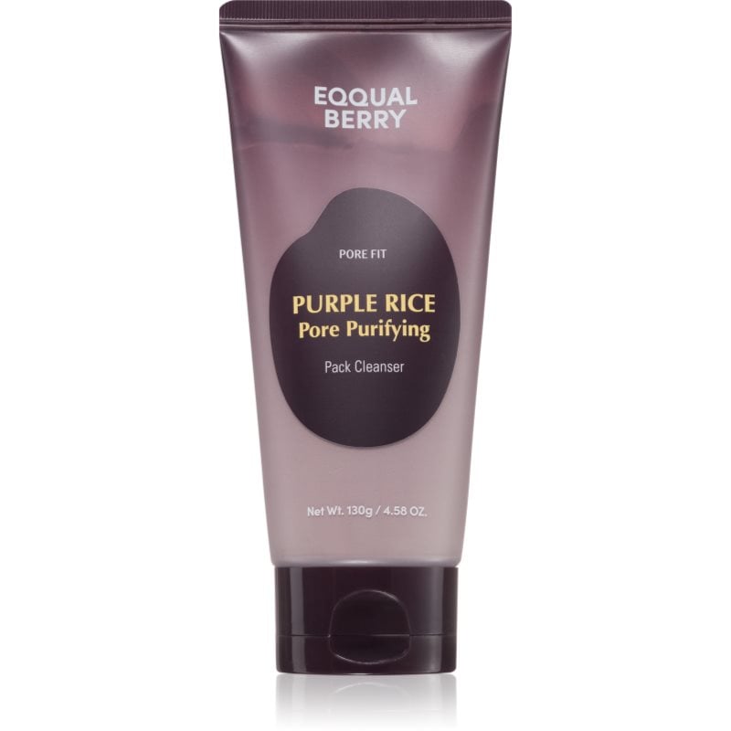 EQQUALBERRY Purple Rice Pore Purifying Pack Cleanser дълбокопочистваща пяна с ексфолиращо действие