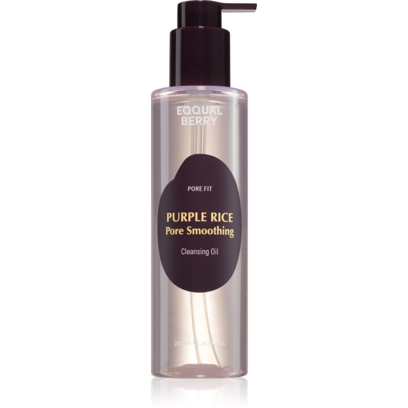 EQQUALBERRY Purple Rice Pore Smoothing Cleansing Oil дълбоко почистващо олио за мазна и проблемна кожа - Грижа за лице - Сравни цени от 1 магазин с безплатна доставка