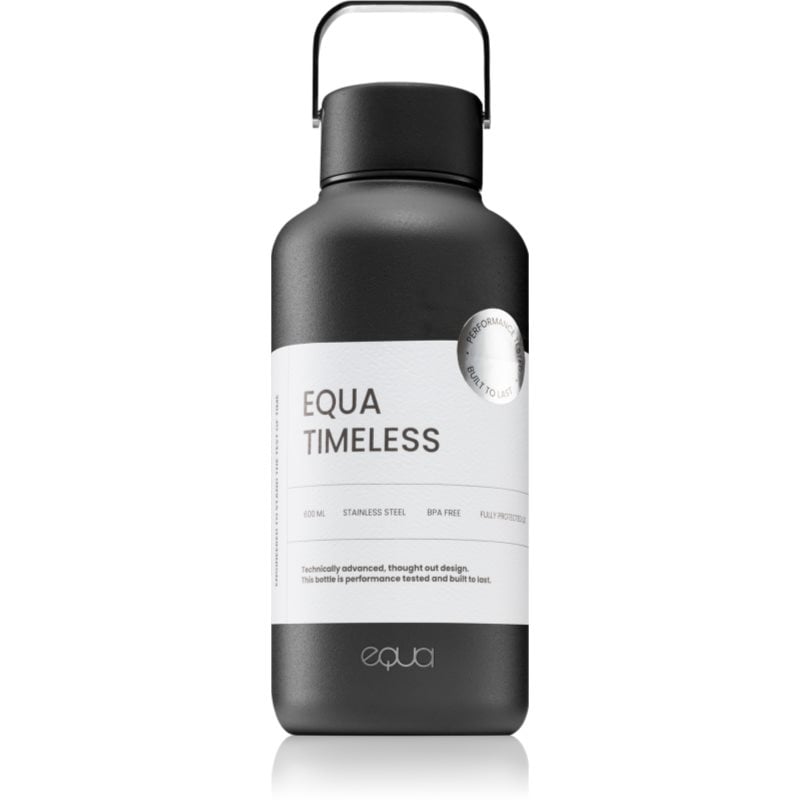 Equa Timeless неръждаема бутилка за вода малка боя Dark