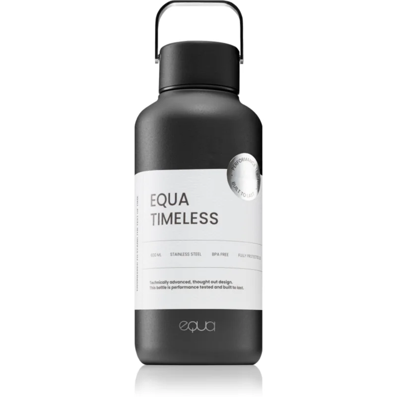 Equa Timeless неръждаема бутилка за вода малка боя Dark