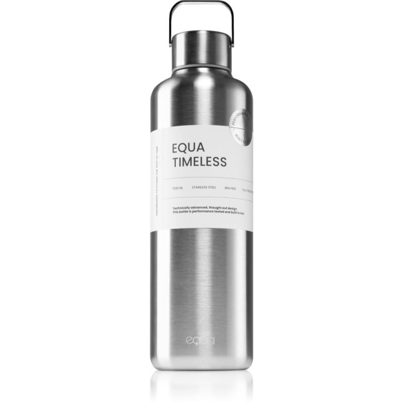 Equa Timeless неръждаема бутилка за вода боя Steel - Грижа за тяло - Сравни цени от 1 магазин с безплатна доставка