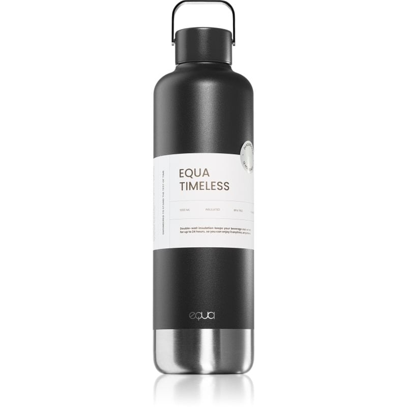 Equa Timeless Thermo термобутилка боя Dark