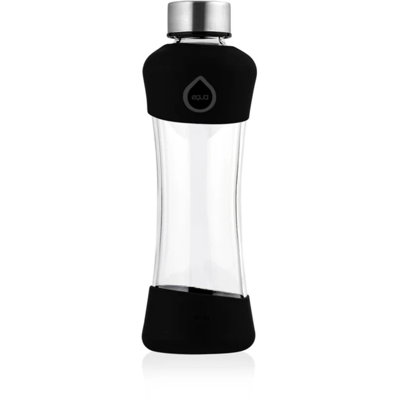 Equa Active стъклена бутилка за вода Black - Грижа за тяло - Сравни цени от 1 магазин с безплатна доставка