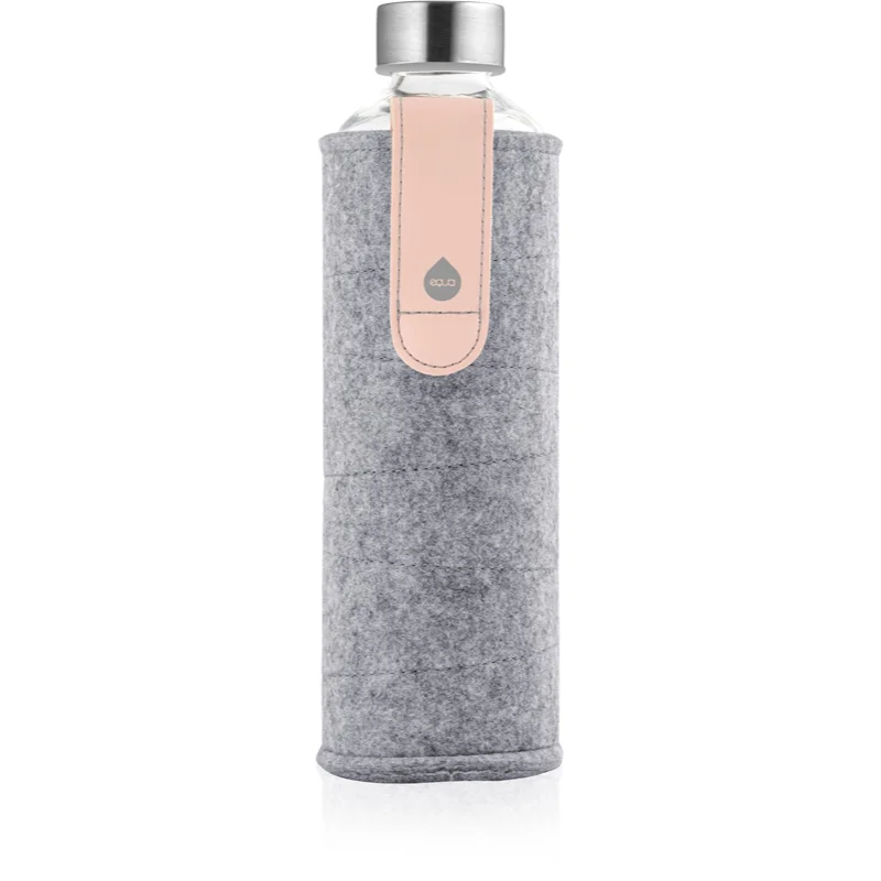 Equa Mismatch стъклена бутилка за вода + филцова опаковка боя Pink Breeze - Грижа за тяло - Сравни цени от 1 магазин с безплатна доставка