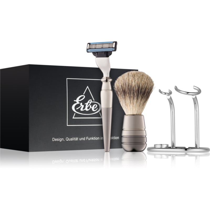 Erbe Solingen Shave Razor 6433 Mach 3 Titan комплект за бръснене за мъже - Комплект - Сравни цени от 1 магазин с безплатна доставка