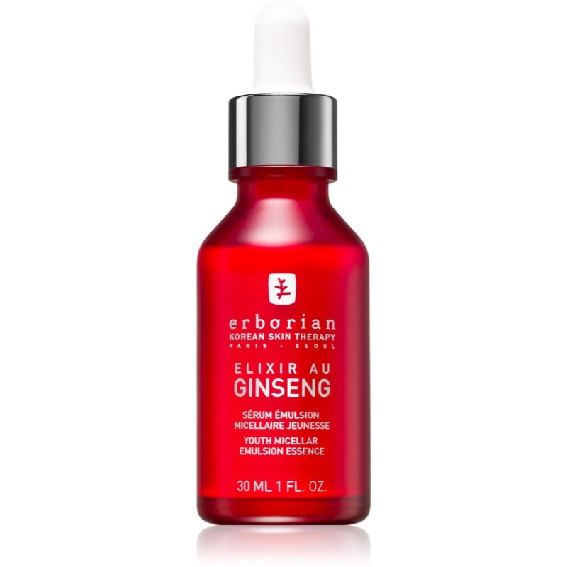 Erborian Ginseng Elixir мицеларна емулсия за подмладяване на кожата на лицето - Грижа за лице - Сравни цени от 1 магазин с безплатна доставка