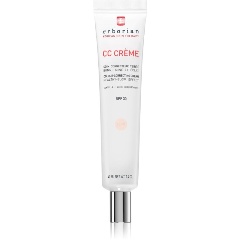 Erborian CC Crème Centella Asiatica озаряващ крем за уеднаквен тен на кожата на лицето SPF олеми опаковки
