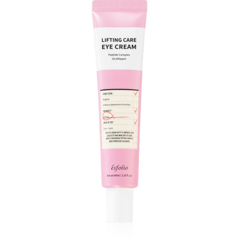 esfolio esfolio Lifting Care лифтинг крем за околоочната зона с колаген - Унисекс парфюм 40мл - Сравни цени от 1 магазин с безплатна доставка