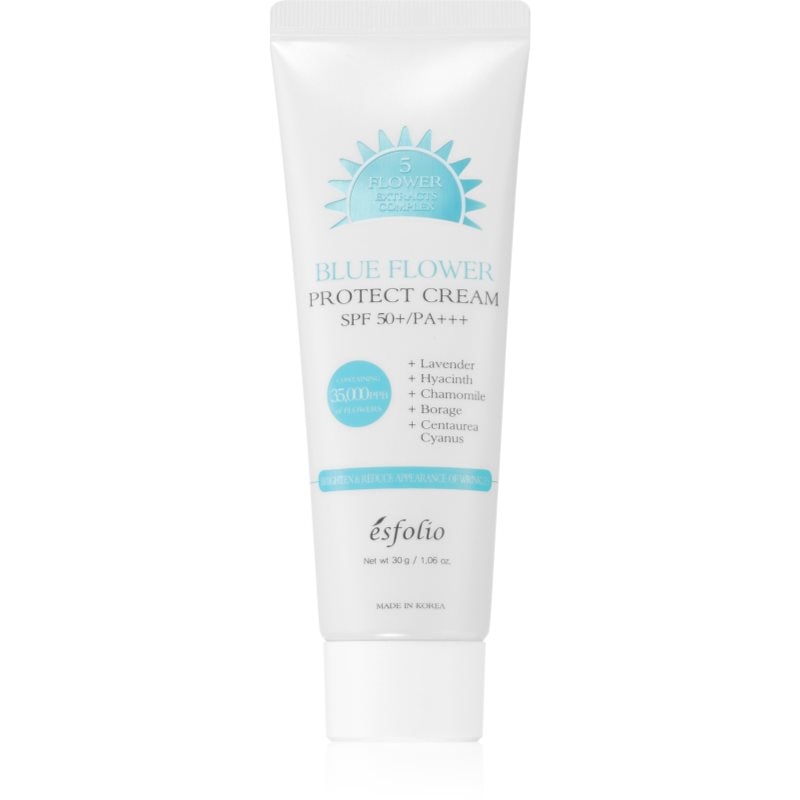 esfolio Protect Cream Blue Flower хидратиращ защитен крем SPF 50+ - Грижа за тяло - Сравни цени от 1 магазин с безплатна доставка