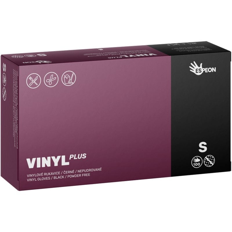 Espeon Vinyl Plus винилови ръкавици без пудра размер S