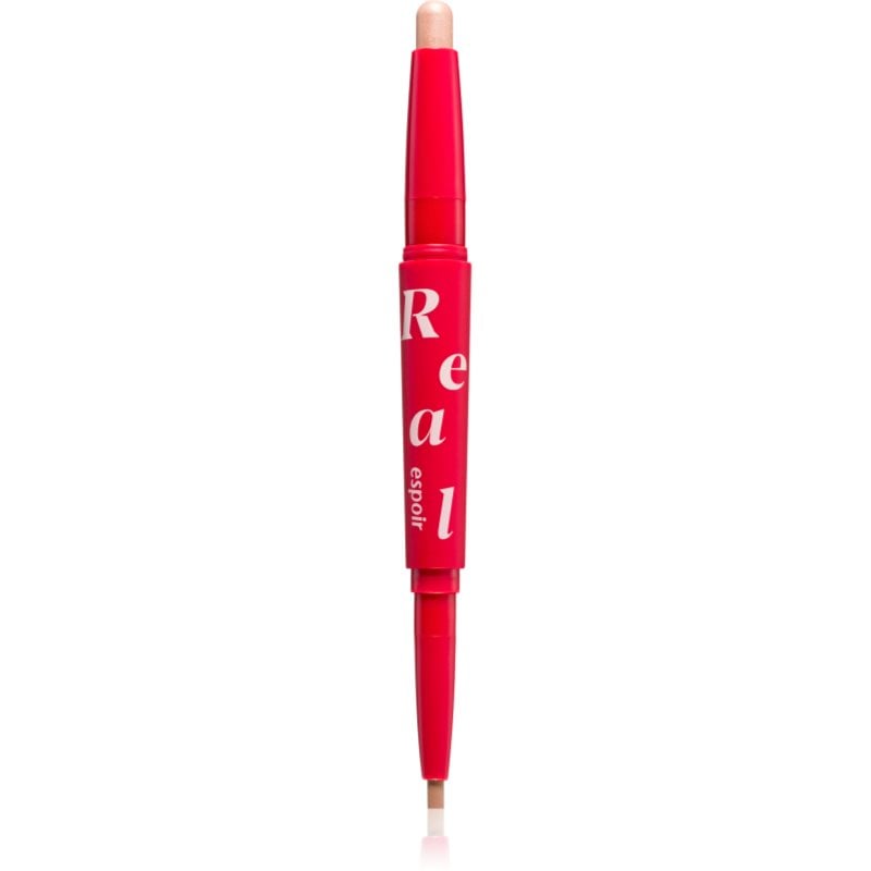espoir Real Eye Dual Stick дълготрайни сенки за очи в молив с избелител