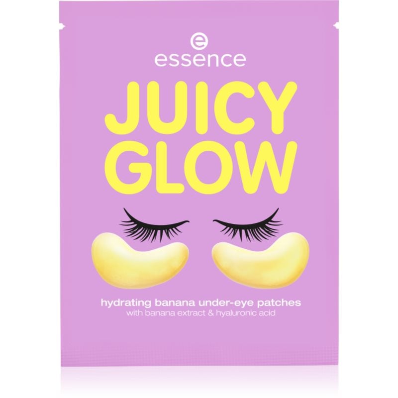 essence JUICY GLOW BANANA маска за очи за околоочната област
