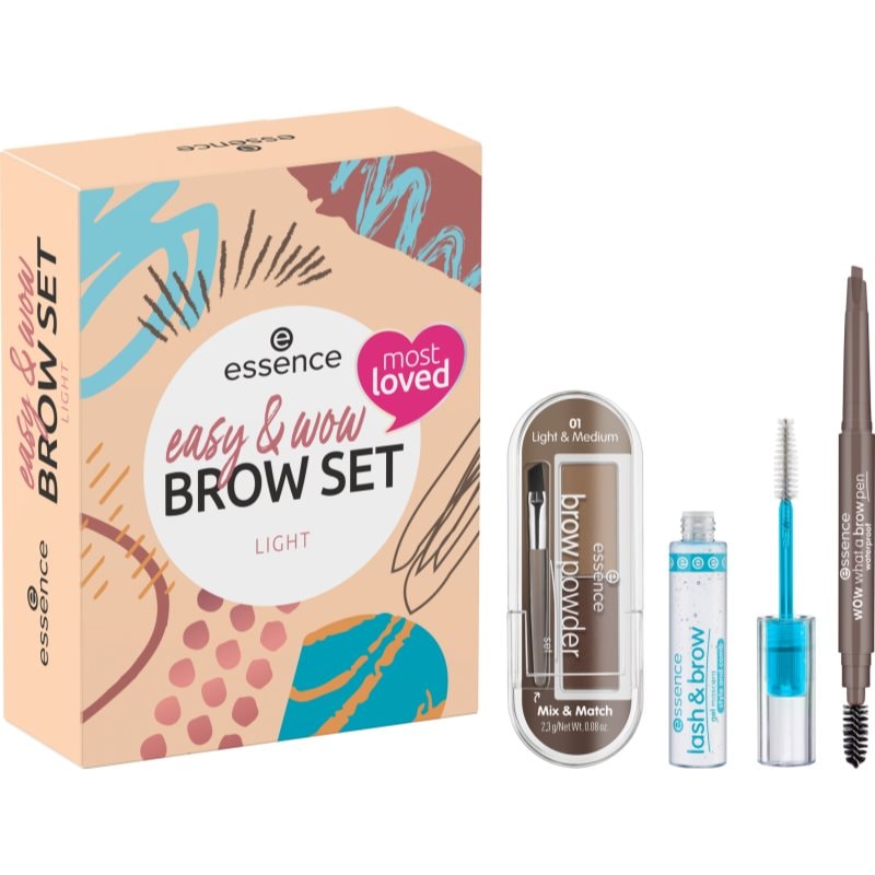 essence easy & WOW подаръчен комплект за вежди - Комплект - Сравни цени от 1 магазин с безплатна доставка