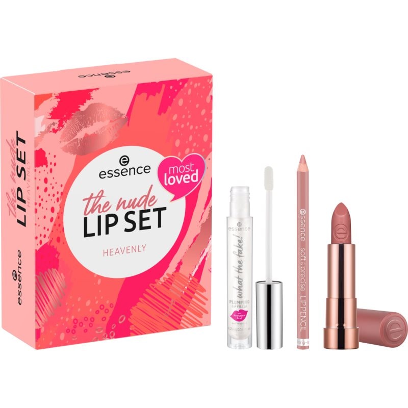 essence The Nude Lip Set подаръчен комплект за устни Heavenly - Комплект - Сравни цени от 1 магазин с безплатна доставка