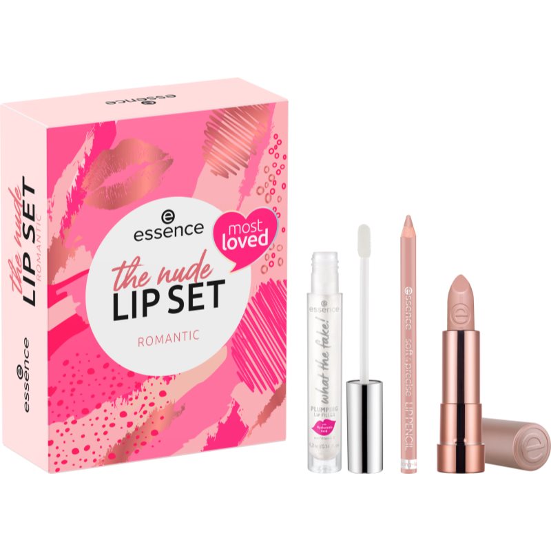 essence The Nude Lip Set подаръчен комплект за устни Romantic - Комплект - Сравни цени от 1 магазин с безплатна доставка